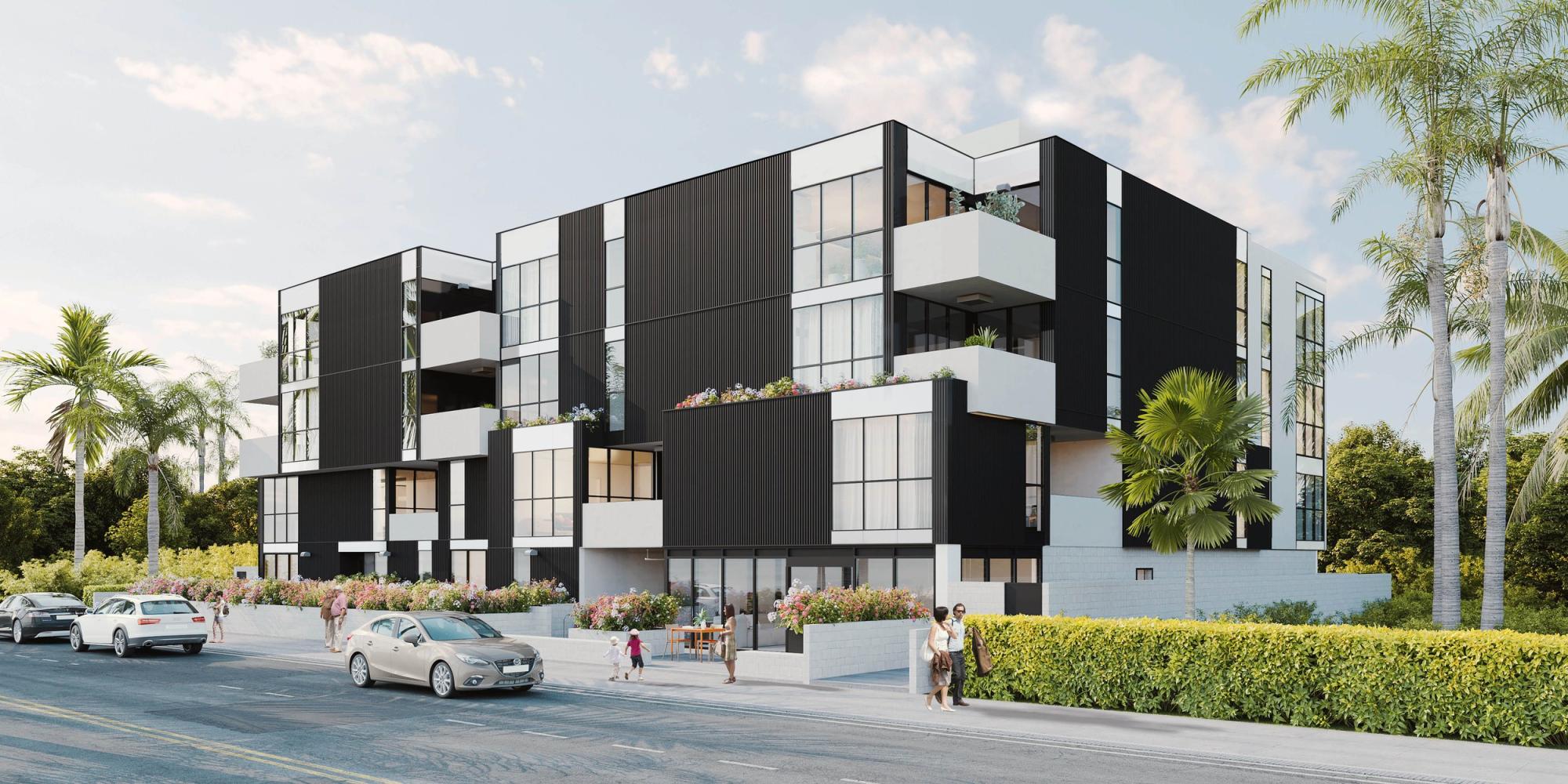 17 apartments rising at 11863 W. Jefferson Bouelvard in Playa